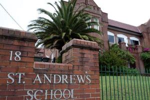 St Andrew's school front gate